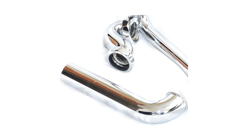 CHROME SHALLOW SEAL TRAP: BRASS WITH CHROME FINISH