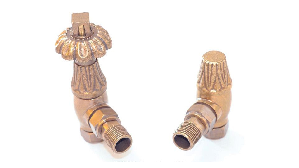 ANTIQUE BRASS: THERMOSTATIC VALVE